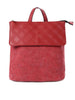 Hiveaxon Red Textured Backpack