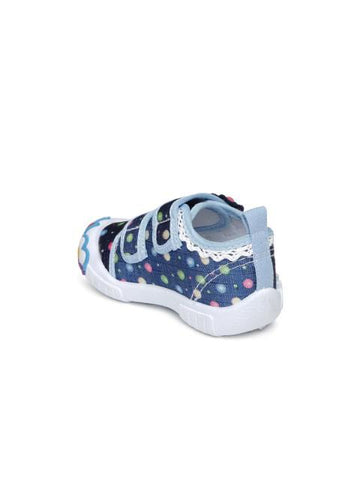 Dunsinky Blue Printed Casual Shoes