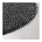 Dark Grey Round Rug