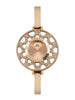 Arumkick Rose Gold-Toned Wrist Watch